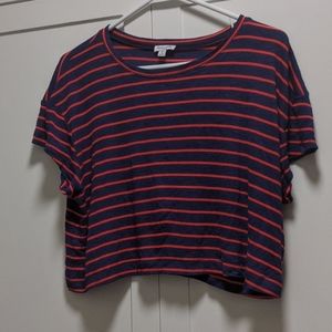 Splendid Striped Crop Top